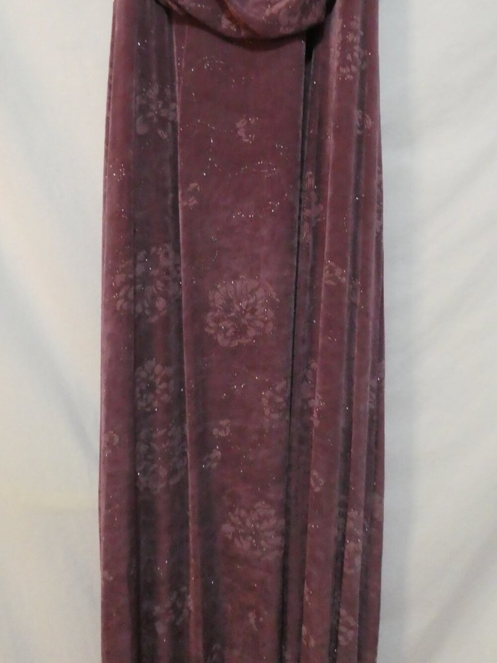 J KAUR COLLECTION By Barketti Purple Floral Maxi Dress - Size 12 - Picture 15 of 16